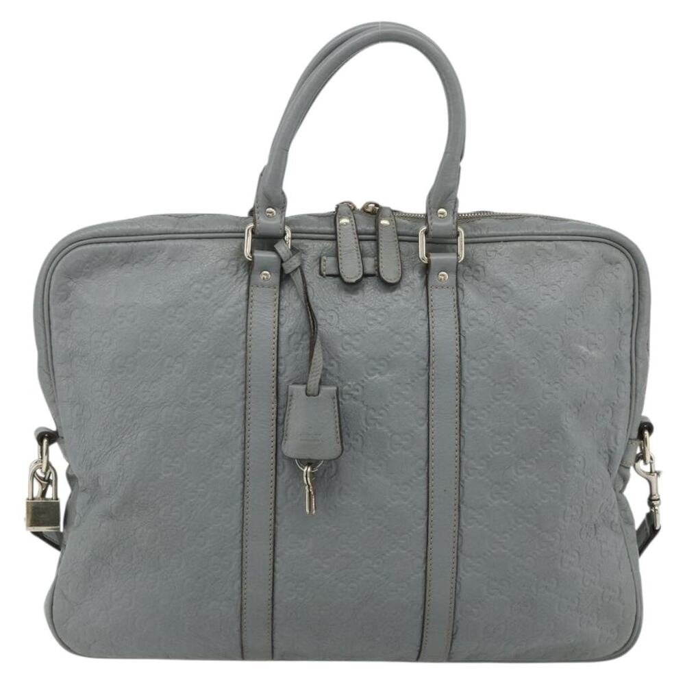Gucci GG Canvas Guccissima Handbag Gray
